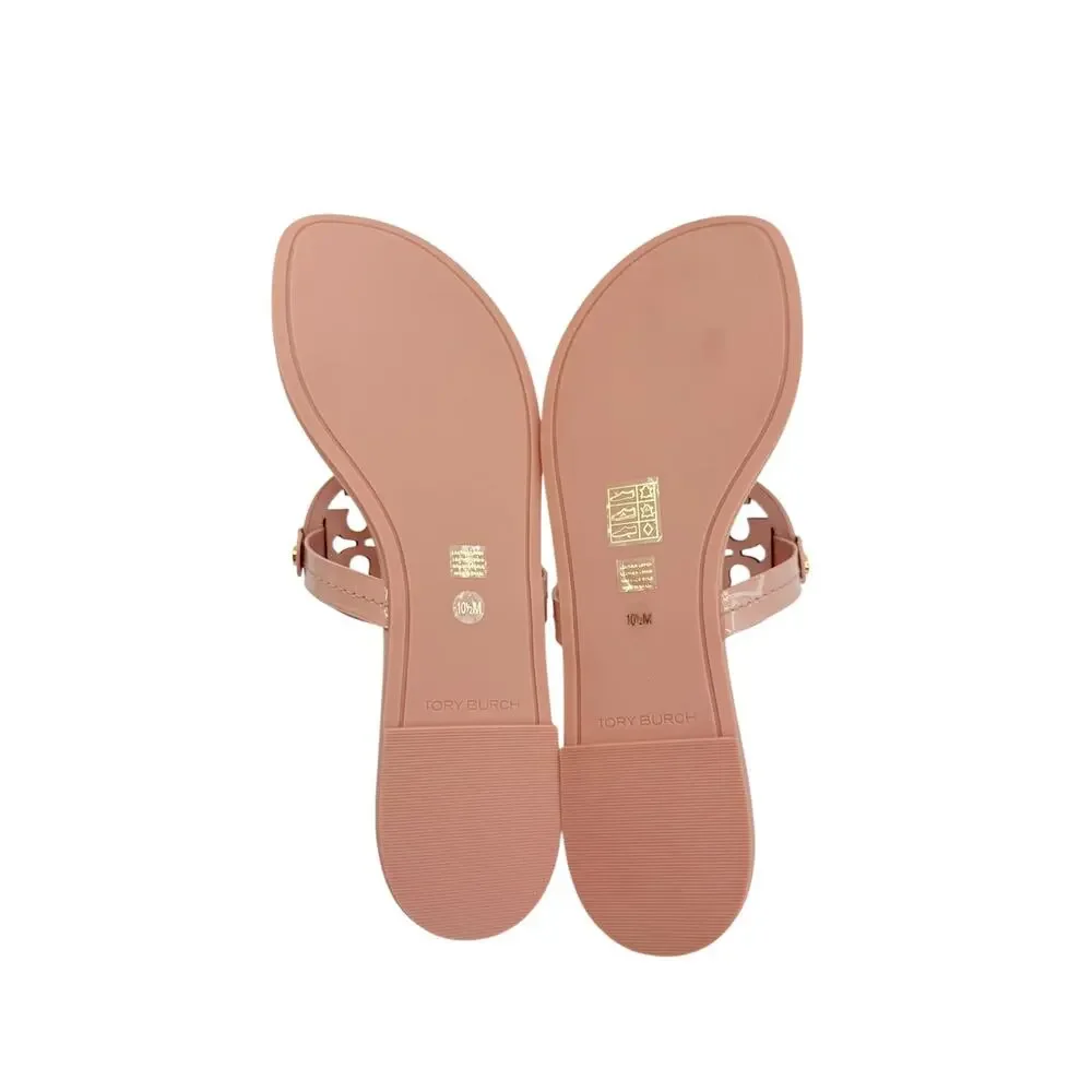 Tory Burch Patent Miller Thong Sandals (10.5)